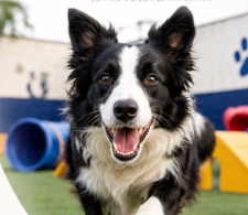 Cão em treinamento